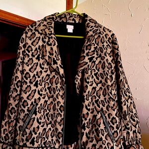 Chicos leopard print jacket